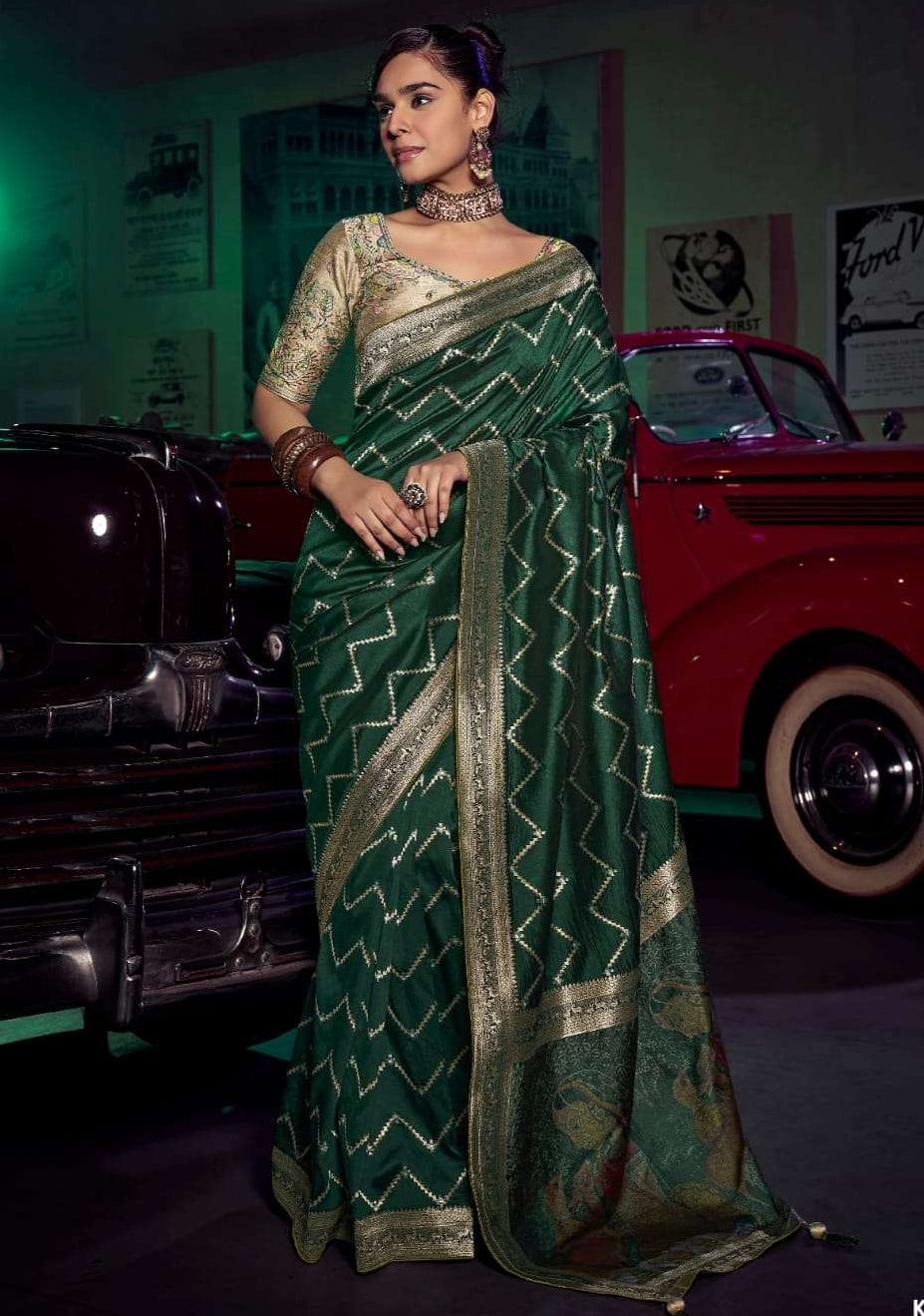 Designer silk saree