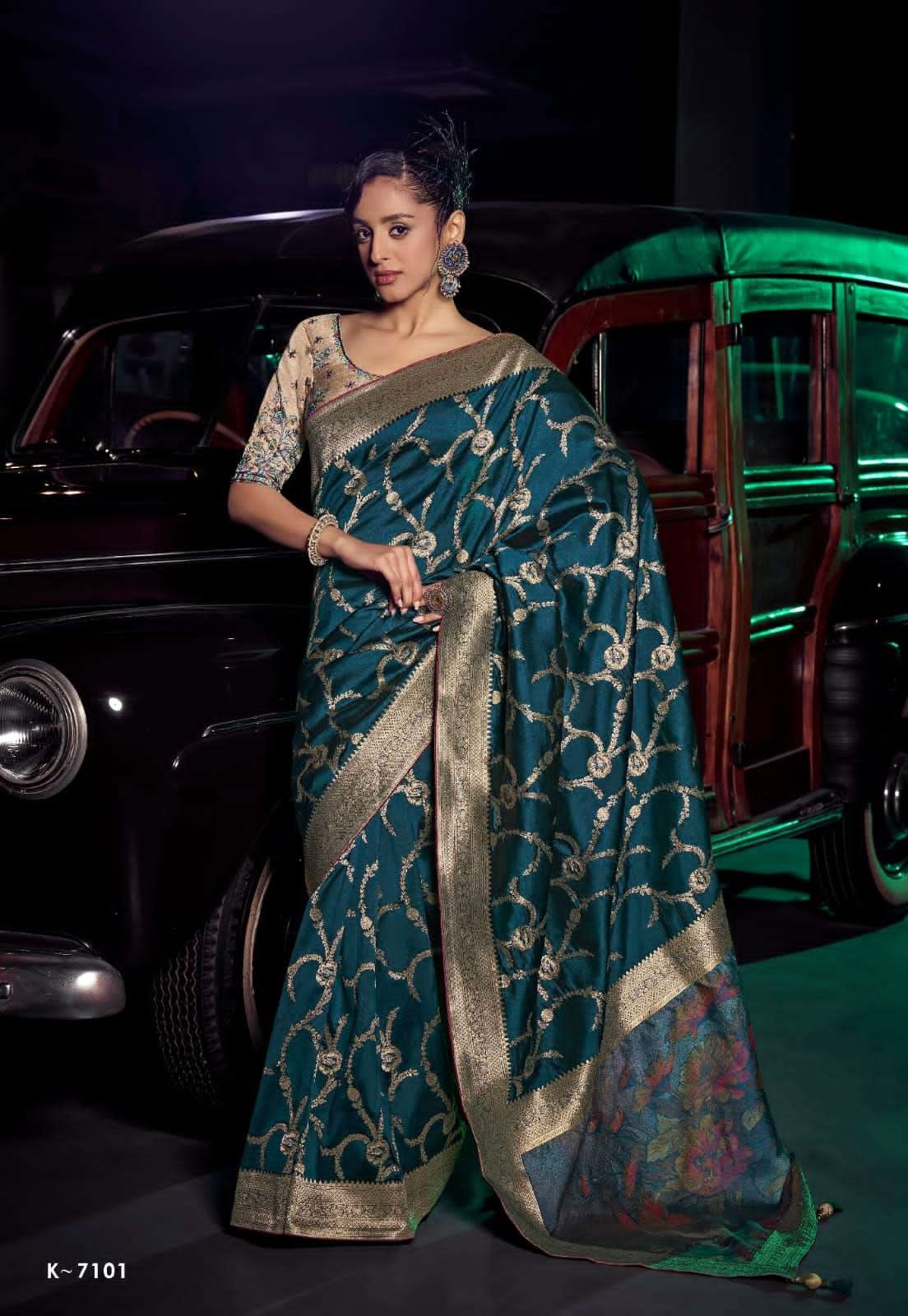 Designer silk saree