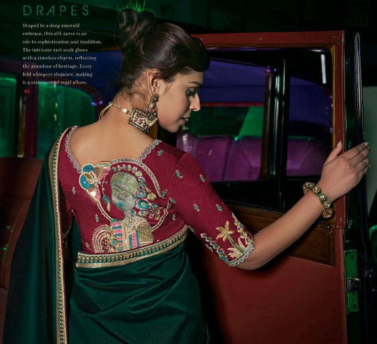 Artistic saree pure silk saree