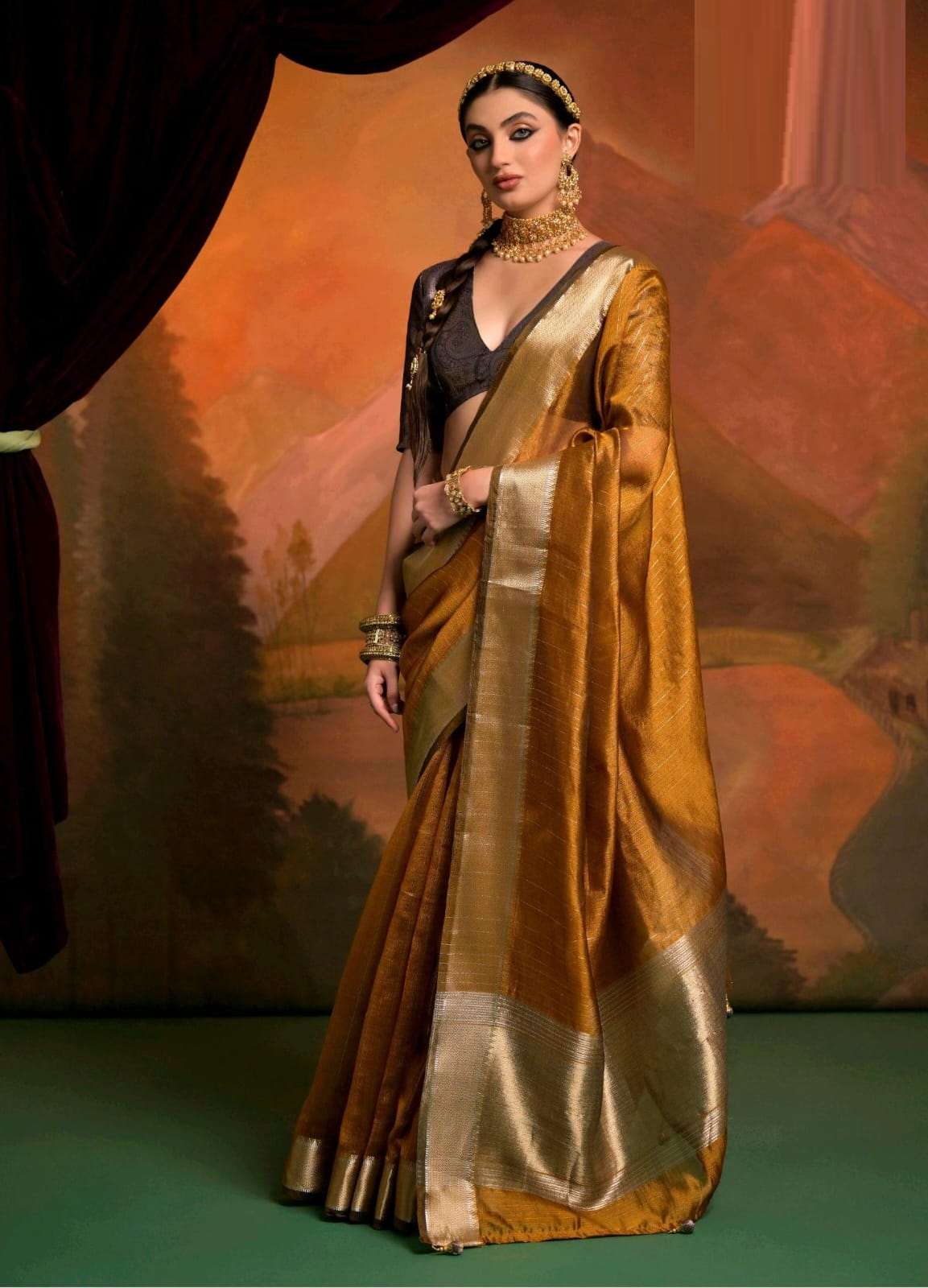 Designer silk saree