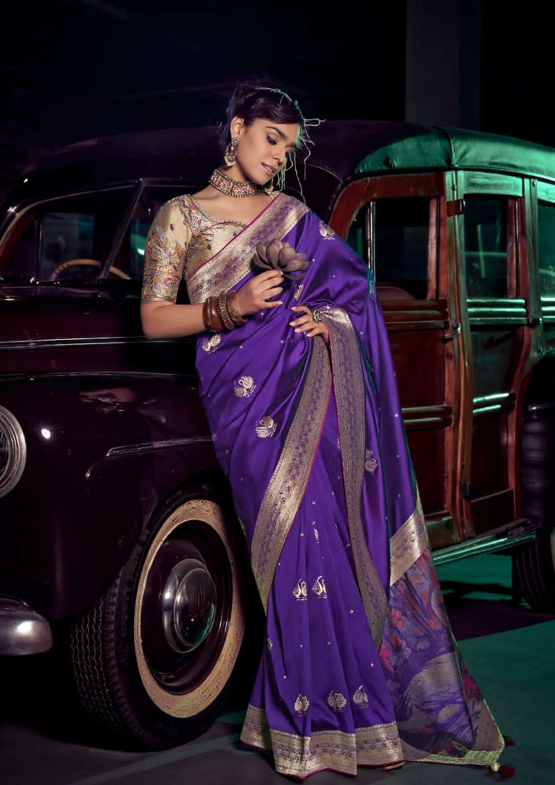 Designer silk saree