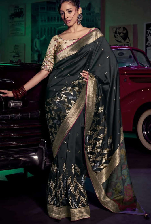 Designer silk saree