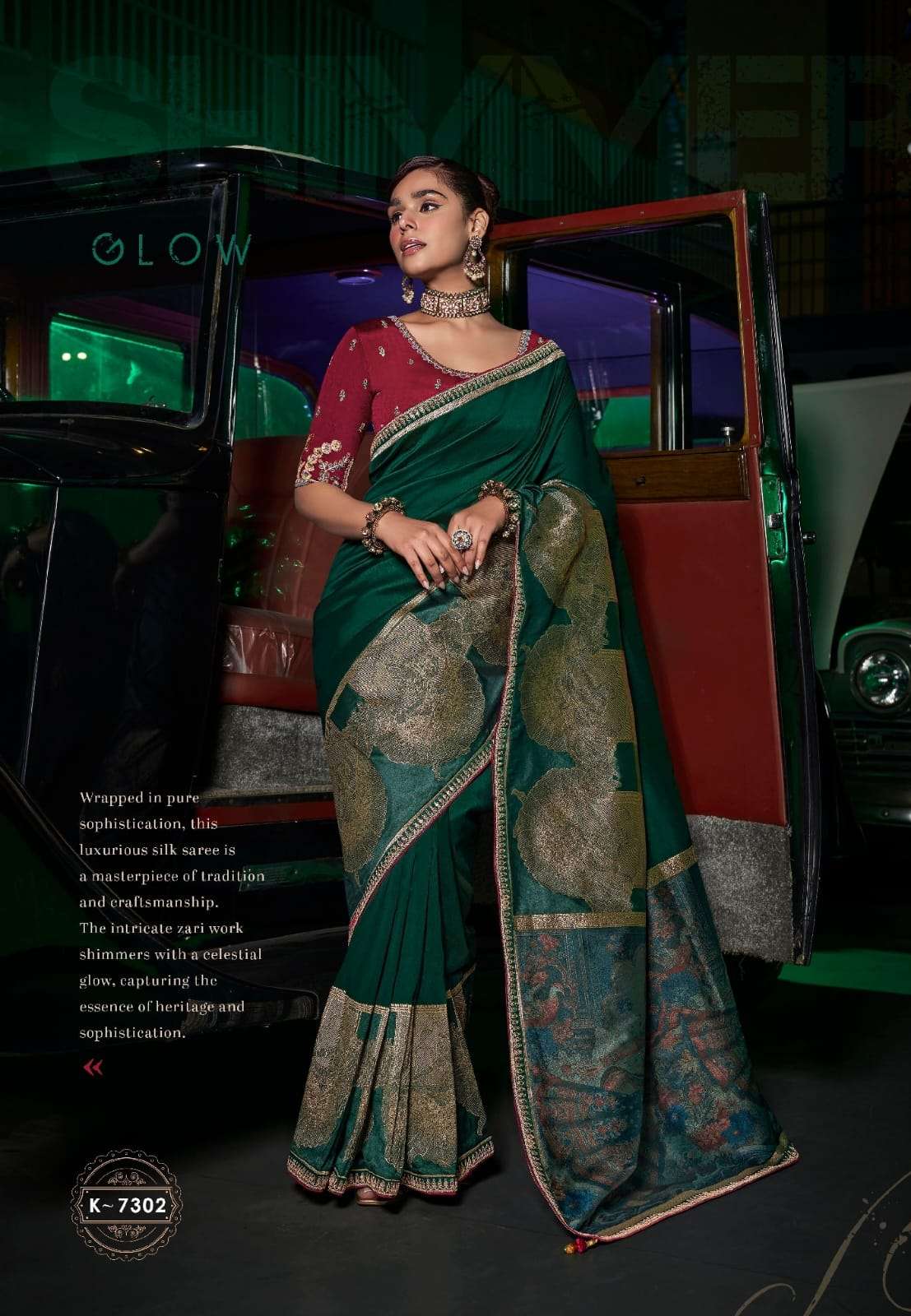 Artistic saree pure silk saree